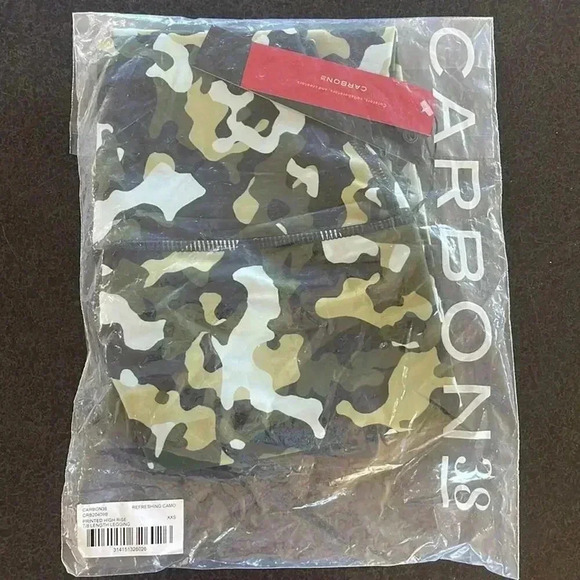 Carbon38 Refreshing Camo Printed High Rise 7/8 Legging NWT XXS - Picture 5 of 6